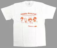 Happy Around! special T-shirt white L size "D4DJ Happy Around! 1st LIVE Happy for everyone ♪" Present to visitors