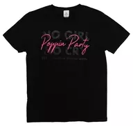 Poppin' Party Live T-Shirt tamaño M "Bang Dream! Poppin' Party×SILENT Forbidden Siren vs. Bang Live NO GIRL NO CRY"