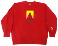 Purgatório Anjirō Sweatshirt Sweatshirt Red M Size "Onimetsu no Blade ×GU"