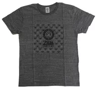 Concert Logo T-Shirt Gray M Size "The Legend of Zelda 30th Anniversary Concert"