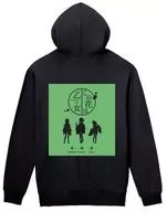 THIS FLOWER IS A MAIDEN ZIP HOODIE, BLACK MEN'S XL SIZE "LAPIS RE : LightS-LAPSLLIGHTS"