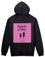 Sadistic ★ Candy Zipper Hoodie Black Ladies Medium Size "Lapis Re : LightS-Lapis Lights"