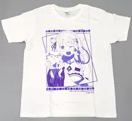 エミリア Tシャツ2 ホワイト フリーサイズ 「Re：ゼロから始める異世界生活」
