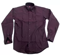 Kiyomitsu Kashu modelo colaboración camisa vino rojo hombre tamaño L "Katana Ranbu -ONLINE - ×FLEX JAPAN"