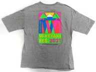 櫻坂 46 & Hyuga Saka 46 Big T-Shirt Gray XL Size "W-KEYAKI FES. 2021"