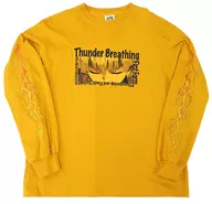 我妻善逸 コットンビッグTシャツ(長袖) Demon Slayer 1 イエロー Sサイズ 「鬼滅の刃×GU」