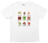 Dot Set T-Shirt White M Size "Super Mario"