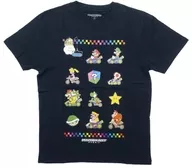 All Star T-Shirt Navy L Size "Mario Kart"