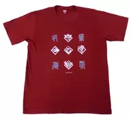 呪術廻戦＆ロゴ UTグラフィックTシャツ(半袖・レギュラーフィット) レッド メンズXLサイズ 「呪術廻戦×ユニクロ」