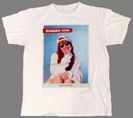 Kanako Momota (Momoiro Clover Z) KANAKO Photo-Tshirt (T-shirt) Regular Silhouette Type White L Size 2021 Birthday Commemorative Goods