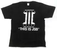 三代J SOUL BROTHERS巡演T恤黑色L尺寸