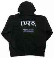 Columna (Silueta) Big Sweat Parker Demon Slayer 1 Black XL "Kimetsu no Yaiba ×GU"