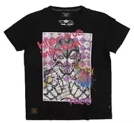 Purple Haze T-shirt Black 2 (M) Size Jojo 's Strange Adventures Part 5 : The Golden Wind ×glamb