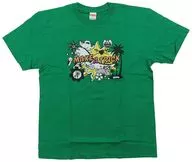 Make A Trick original logo T-shirt green L size "SK ∞ SKAEIGHT ×Fave Park" online limited