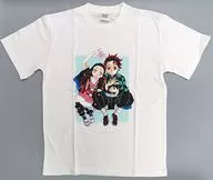 Key Visual T-Shirt White M Size "Demon Slayer: Kimetsu no Yaiba Gotoge Yoze 晴原 Art Exhibition"