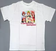 Set T-shirt white L size "Go-Tōbun no Hanayome ∬ × Shimamura"