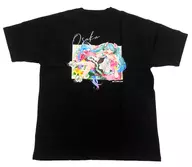 Logo / Miku Hatsune (DS Mile Illustrated) Official T-shirt (T-shirt) Black XL Size "Miku Hatsune Magical Mirai 2021" Only in Osaka