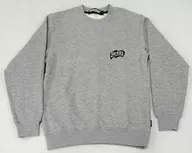 Naniwa Men's Sweat Pullover (Long Sleeve) Gray M Size "GU× naniwa Men's"