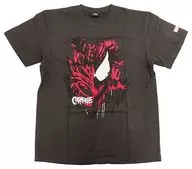 Carnage (CARNAGE) Type-B Shirt, Gray Free Size "Happy KUJI MARVEL Venom" B Prize