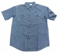 283 Pro Streit Light ver. Camisa oficial de trabajo azul marino tamaño L "The Idolmaster SHINNY COLORS 283 Fez 2021 Happy Buffett!"