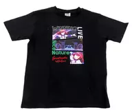 ナイスネイチャ Men's T-shirt (com autocolante) Black LL Size "Umamusume Pretty Derby Season 2 ×Avail"