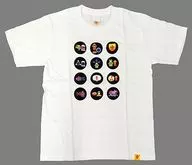 Icon T-Shirt White L Size "Splatoon (Splaton) ×TOWER RECORDS"