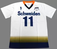 Wakatoshi Ushinoshima Model Adlers Uniform White L Size "Haikyu!!!"