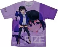 リゼ フルグラフィックTシャツ パープル Lサイズ 「ご注文はうさぎですか? BLOOM×ABEMA」