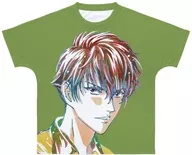 Ninsoku 謙也 Ani-Art Full Graphic T-Shirt verde unisex tamaño M "El Nuevo Príncipe del Tenis"