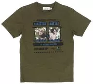 うずまきナルト＆うちはサスケ Tシャツ カーキ 「NARUTO-ナルト- 疾風伝×COACH(コーチ)」