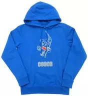 ミッキーマウス シグネチャー フーディ ブルー Sサイズ 「ディズニー×COACH(コーチ) The Play コレクション」