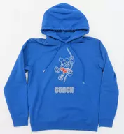 ミッキーマウス シグネチャー フーディ ブルー Mサイズ 「ディズニー×COACH(コーチ) The Play コレクション」