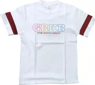 Seven Morinaka ☆ Goraku Club 10th Anniversary T-Shirts White M Size "Yuru Yuri" Kyakume 10th Anniversary Limited Goods