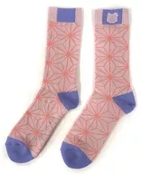 Nezuko Kamado (Character Cutter Motif Pattern) Socks 25-27 cm "Demon Slayer: Kimetsu no Yaiba Matsuri Hiyori - Matsuribiyori -"