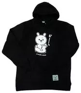 Twisted Rabbit Sweat Parka Black Free Size "Twisted Rabbit"