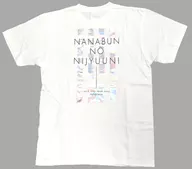 22/7 (ナナブンノニジュウニ) Live T-shirt White Free Size "22/7 LIVE TOUR 2022 『 14 』"