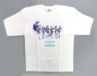 Gathered Long T-Shirt, White XL Size "PACIFIC RACING TEAM× Hololive" 2022 Individual Sponsor Special