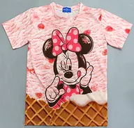 Minnie Mouse Ice Cream T-Shirt Pink M Size "Disney" Tokyo Disneyland Limited