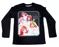 Nakano Sisters (B Pattern / Looking Up) Long T-Shirt Black Free Size "Eiga The Quintessential Quintuplets"