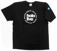 Logo Logo Short Sleeve T-Shirt Black L Size "Hololive ×MANGART BEAMS hololive SUPER EXPO 2022"