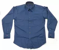 Modelo Mikazuki Sokon Camisa de colaboración marina masculina tamaño L "Katana Ranbu -ONLINE - ×FLEX JAPAN"