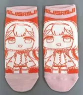 Chou Coral Socks Pink Ladies 23 ~ 25 cm "Virtual YouTuber Nijisanji x Shimamura"