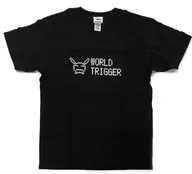 Replica T-Shirt Black L Size "WORLD TRIGGER"