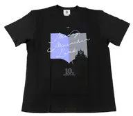 ロゴ(福岡公演) 公式Tシャツ ブラック Mサイズ 「THE IDOLM＠STER CINDERELLA GIRLS 10th ANNIVERSARY M＠GICAL WONDERLAND TOUR!!!」