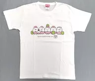 Gathered T-Shirt White L Size "Sumikko Gurashi" Sumikko Gurashido Limited to Kiyomizu-zaka Store