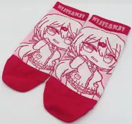 唯華 Shiina Socks Purple x Pink Ladies 23 ~ 25 cm "Virtual YouTuber Nijisanji x Shimamura 3rd edition"
