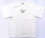 全花紋原創圖案T恤白色均碼