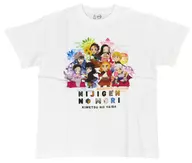 Set (Color) T-Shirt White S Size "Rainbow Gennomori x Demon Slayer: Kimetsu no Yaiba Ichiban"