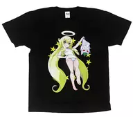 Angelia Avalon, Angelia. T-shirt preta de tamanho L "Arcana Heart 3 LOVE MAX! Taça Exum 2013 final"
