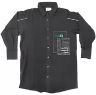 Yusuke Shirai Overlapping Shirt Black Size 1 "MIDORI mirthful dozenth ripple"